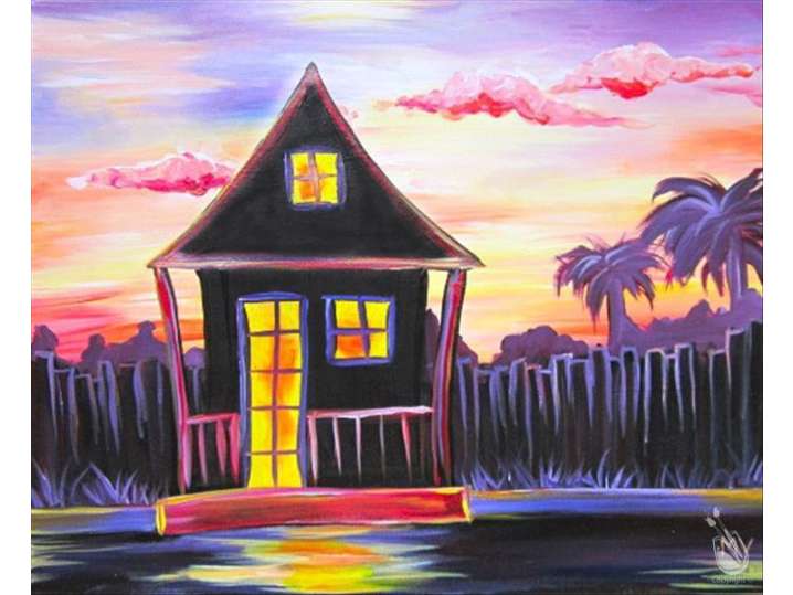 Paint and Sip - Bywater Sunrise ADD A CANDLE! - Houston | Classpop!