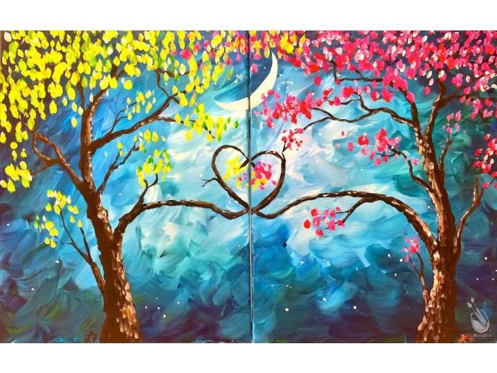 Tree of Hearts Canvas Class