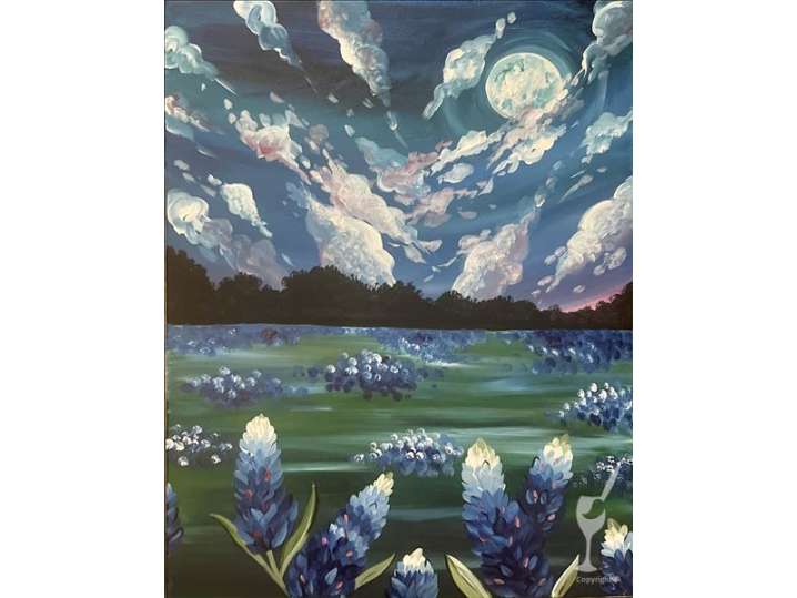 Paint and Sip - A Day in the Floral Field - Houston | Classpop!