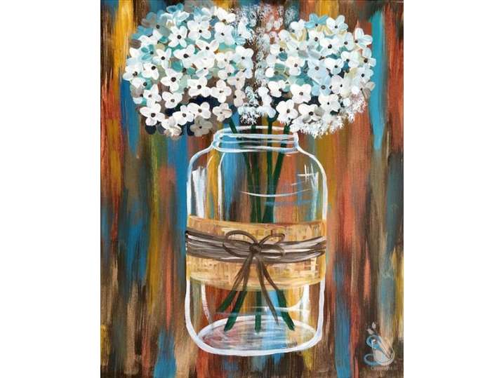 Paint and Sip - Bohemian Bouquet - Houston | Classpop!