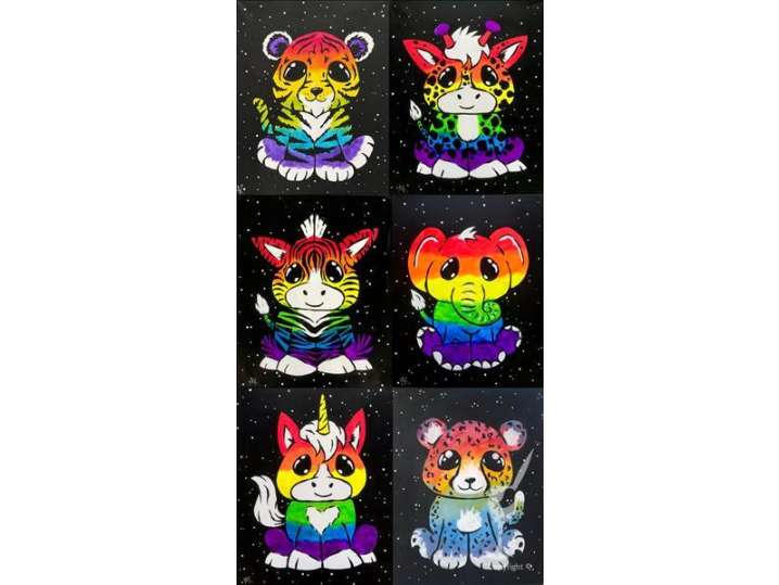 Colorful Animal Friends