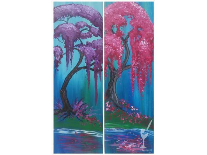 Paint and Sip A Flowering Willow Fest Houston Classpop!