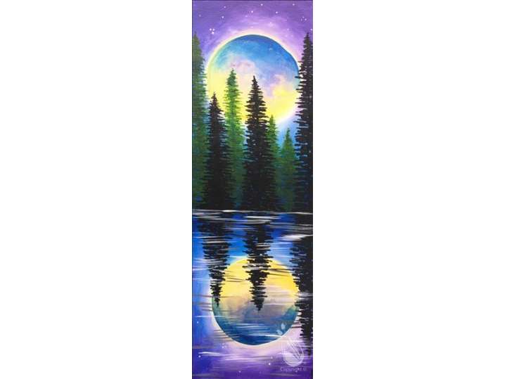 Paint and Sip - Midnight Reflections - Houston | Classpop!