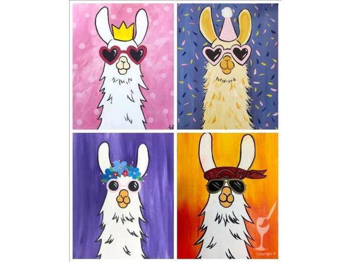 Lively Llama Art