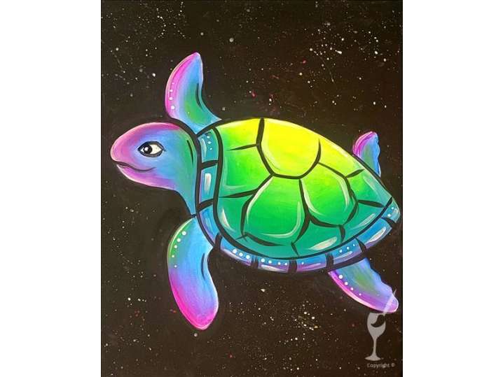 Paint and Sip - Bold and Beautiful Turtle - Colorado Springs | Classpop!