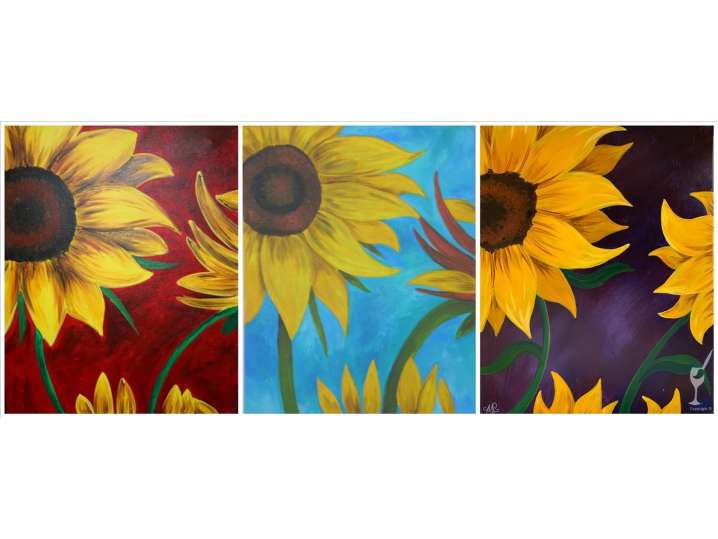 Paint and Sip - Style Your Own Sunflowers - Houston | Classpop!