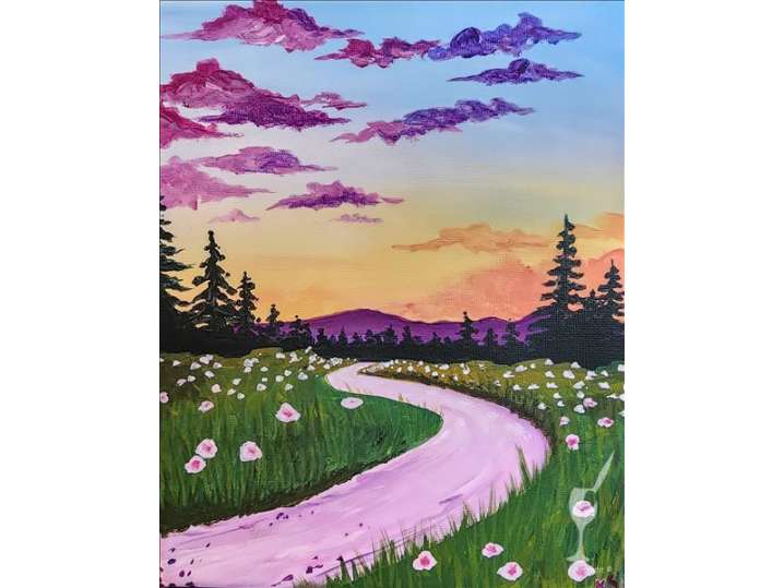 Sunrise Hike in the Meadow