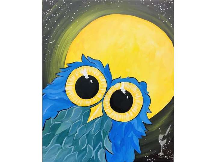 Owl in the Moonlight