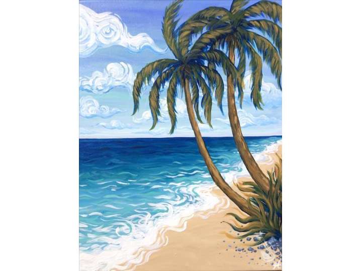 Paint and Sip - Van goes to the beach - Houston | Classpop!