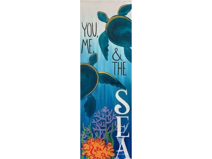 Paint and Sip - Sweet Swimming Pals - Houston | Classpop!