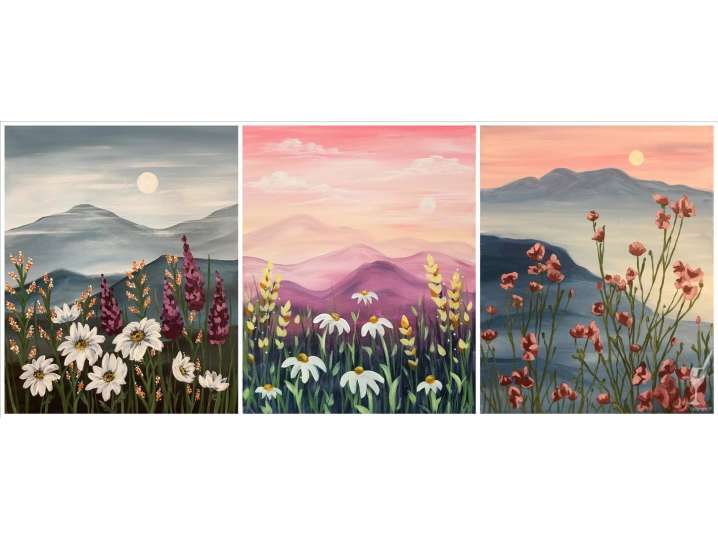 Paint and Sip - Wildflowers of the Rockies - Houston | Classpop!