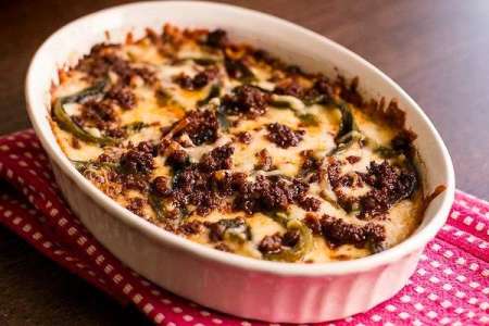 Queso Fundido with Blue Corn Tortillas