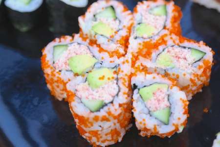 crab maki sushi