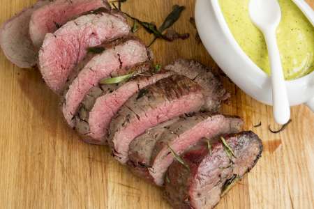 sliced beef tenderloin