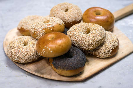 fresh bagels