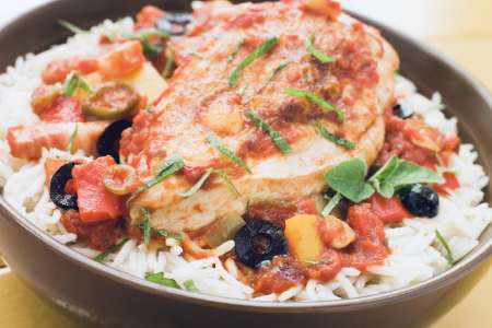 spanish style pollo con tomate chicken with tomato