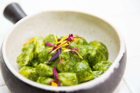 Gnocchi with superfood pesto