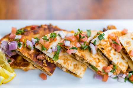 Chicken or Vegetable Quesadillas