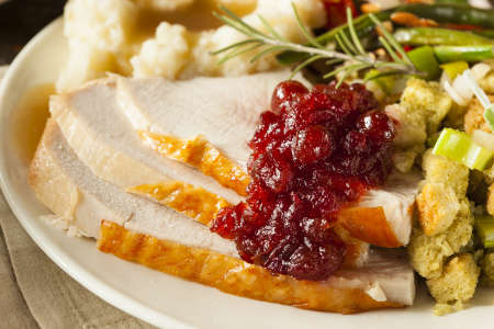 Roast Turkey and Cranberry Sauce