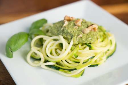 Pesto Zucchini Noodles