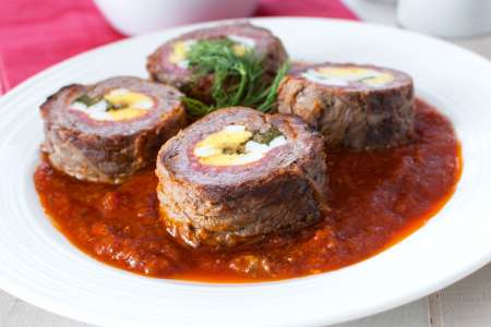 Braciole in marinara sauce