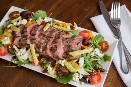 Grilled Chimichurri Skirt Steak Salad