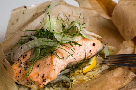 Salmon en Papillote