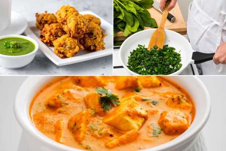 Shahi Paneer With Indian Favorites