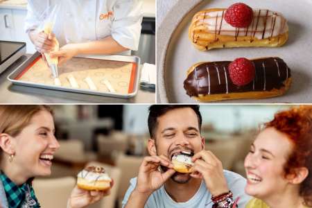 Crafting Parisian Éclairs With Local French Chef