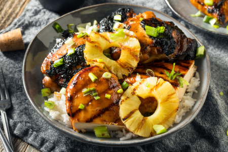 huli huli chicken with pineapple