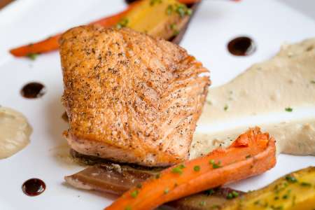 Poached Salmon