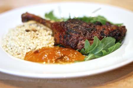 Curry Glazed Duck Legs