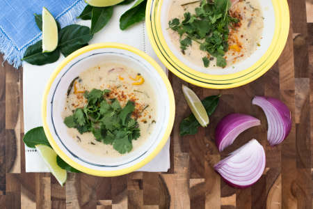 Thai coconut soup