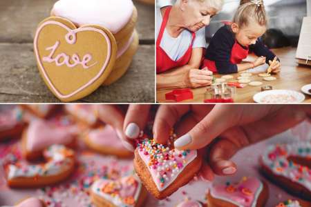 Festive Heart Cookie Creations - Family Fun