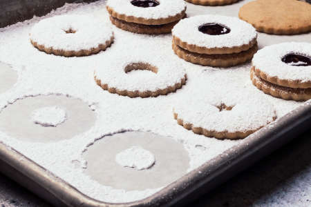 Linzer Sandwich Cookies