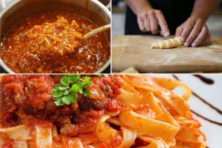 Make Homemade Bolognese Tagliatelle