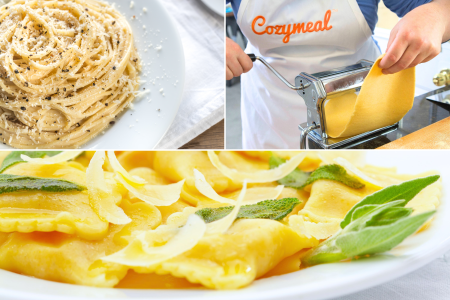 Make Ravioli & Tagliatelle at a Wine Bar