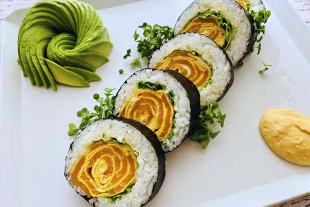 Japanese Maki Rose Sushi