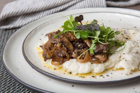 Mushroom Bourguignon