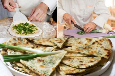 Crispy Scallion Pancakes at Your Home
