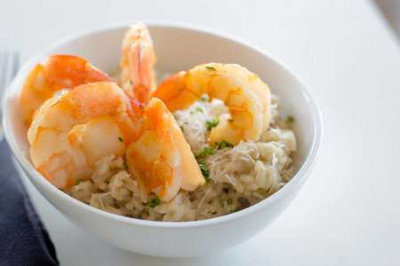 shrimp risotto