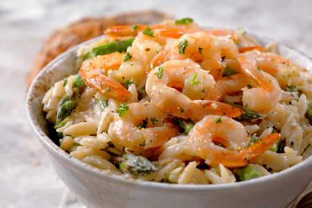 Seafood Baked Orzo