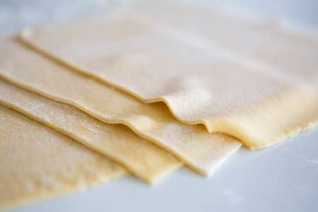 Sheets of pasta