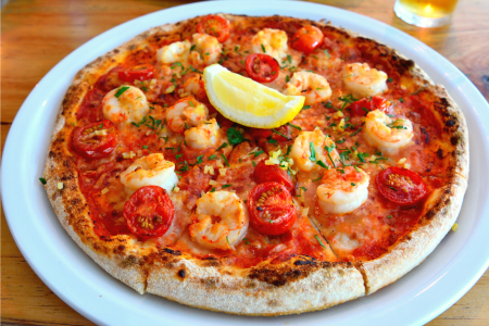 Shrimp fra Diavolo Hand Tossed Pizza