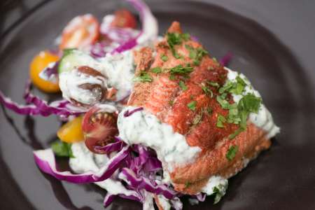 Skirt steak and souffle