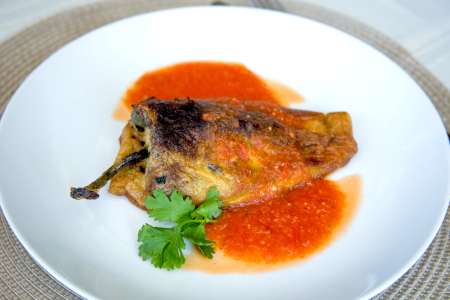 Stuffed Poblano Pepper