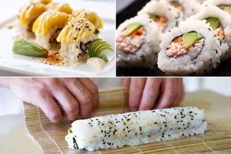 Sushi Making at a Local Distillery