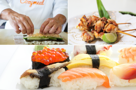 Sushi Nigiri, Maki and Yakitori
