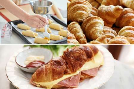 sweet and savory croissants
