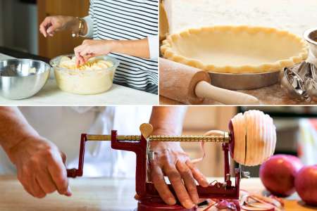 Take & Bake  Salted Caramel Lattice Top Apple Pie + Pie Dish class
